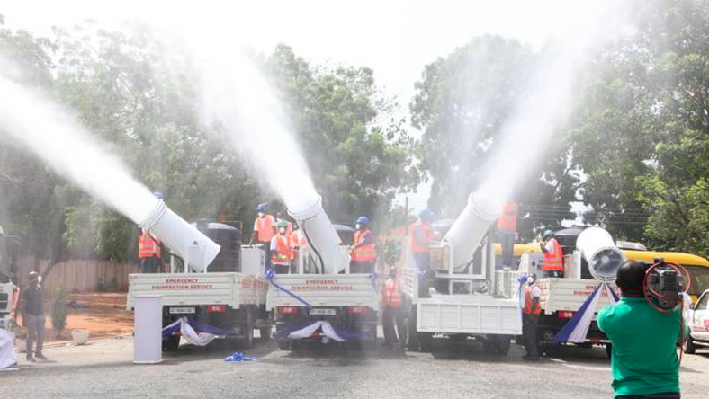 Zoomlion and GES fumigate SHSs in Ghana