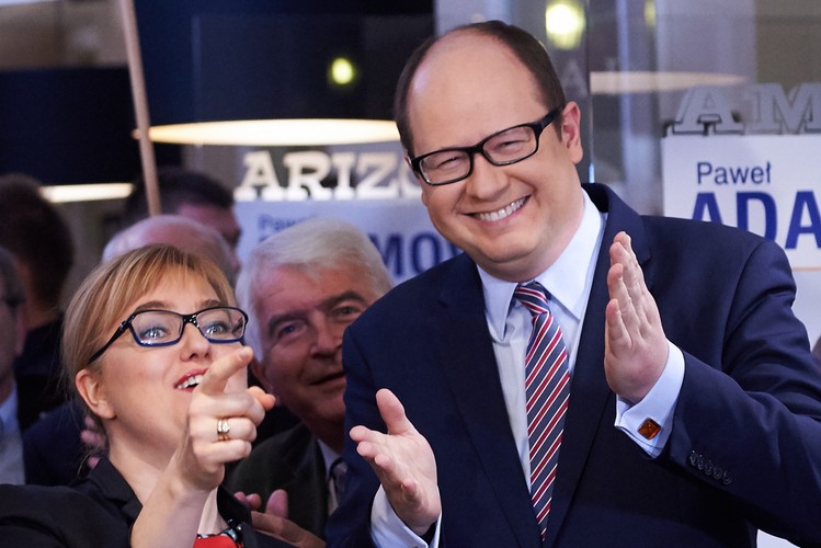 Gdańsk  Paweł Adamowicz 61,25 proc. Andrzej Jaworski 40 proc.