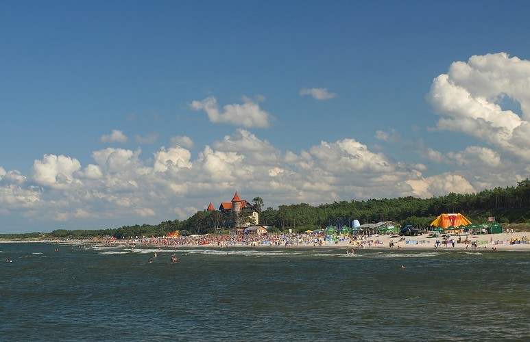 Plaża w Łebie