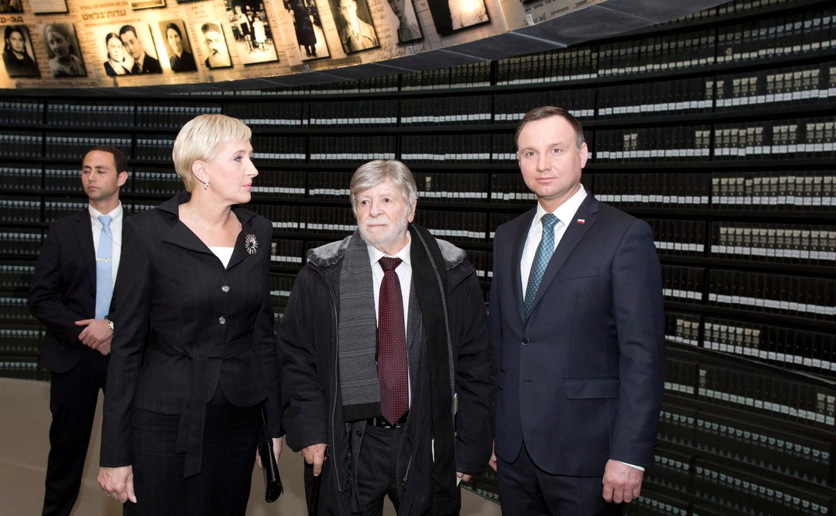 Andrzej Duda, Agata Kornhauser-Duda i Szewach Weiss