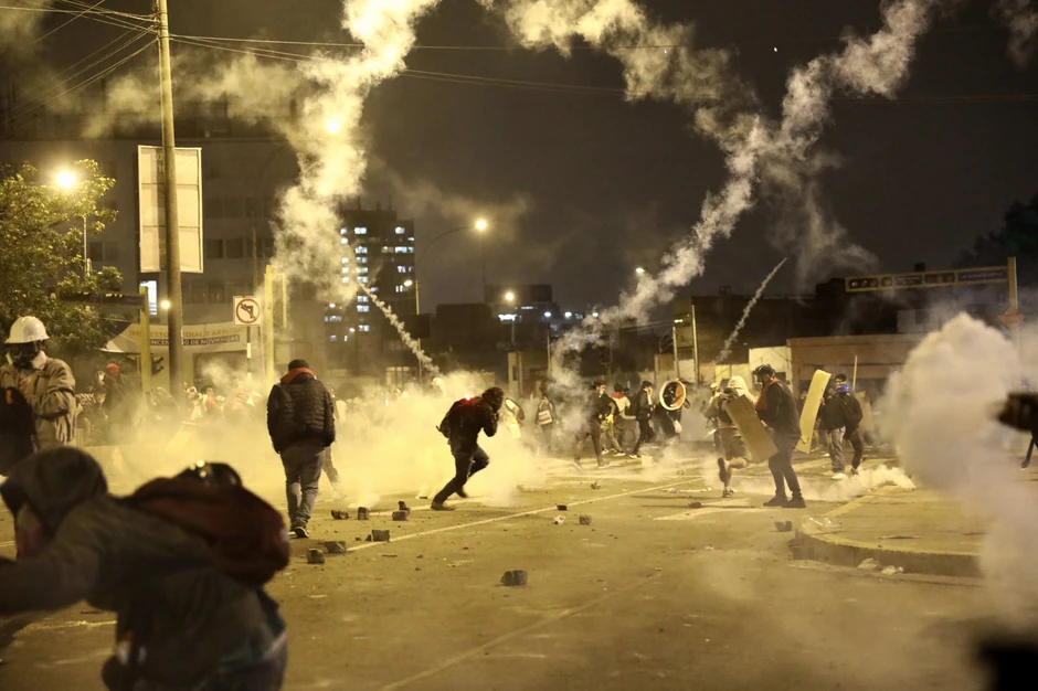 Demonstracije u Limi u novembru