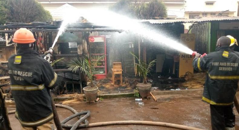 Fire at the National Theatre