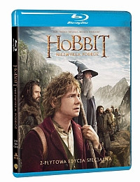 "Hobbit" - okładka wydania Blu-ray