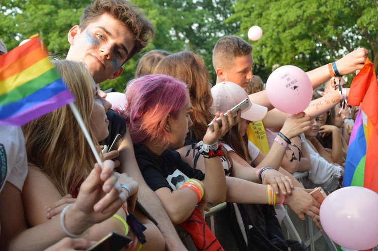 Tłum fanów podczas Orange Warsaw Festival. 1 czerwca 2018