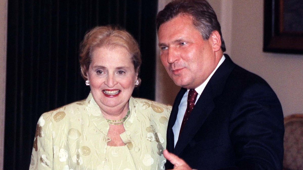 Aleksander Kwaśniewski Madeleine Albright