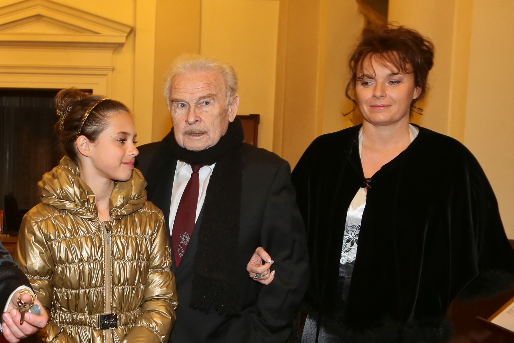 Česká herečka Barbora Munzarová s otcom Luďkom.