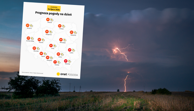 Burzowa Frieda idzie do Polski. Zapowiada się kolejny niespokojny dzień [POGODA]