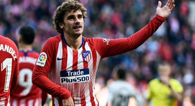 Antoine Griezmann kept up his prolific form in front of goal for Atletico