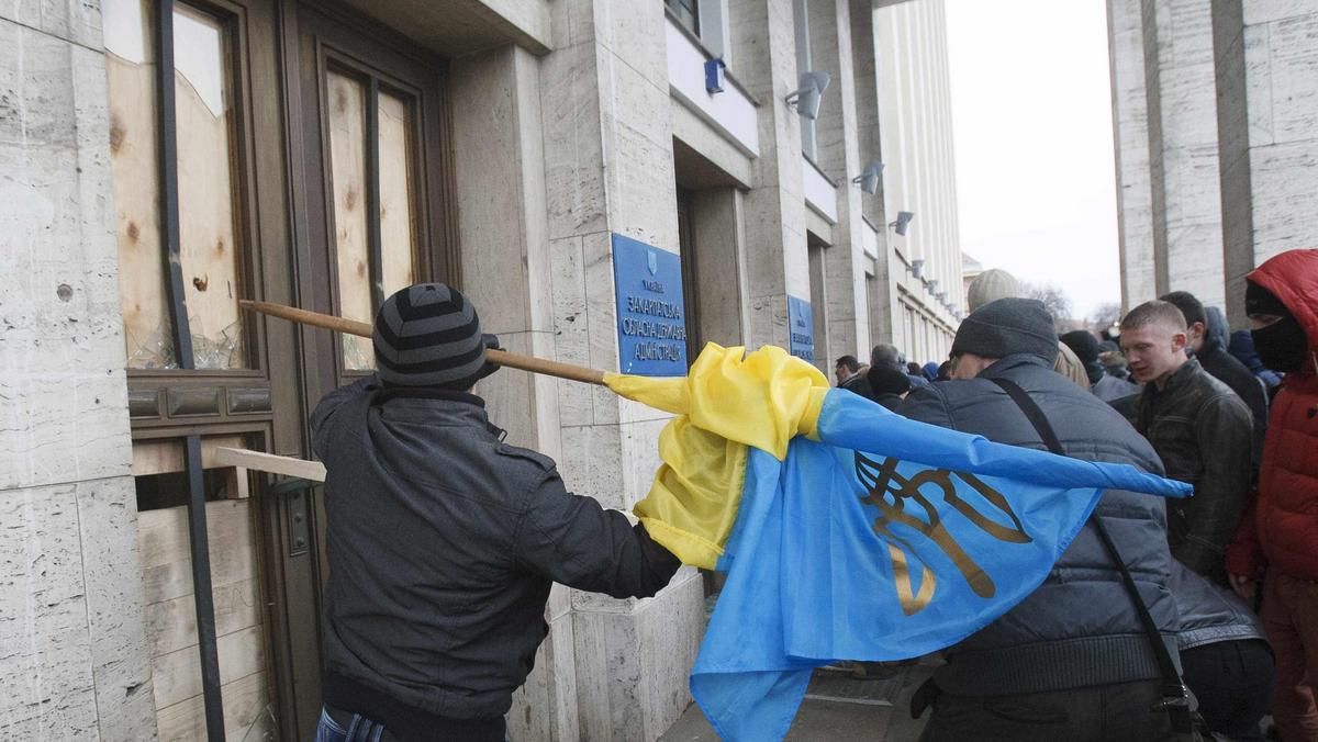 Ukraina protesty Użhorod