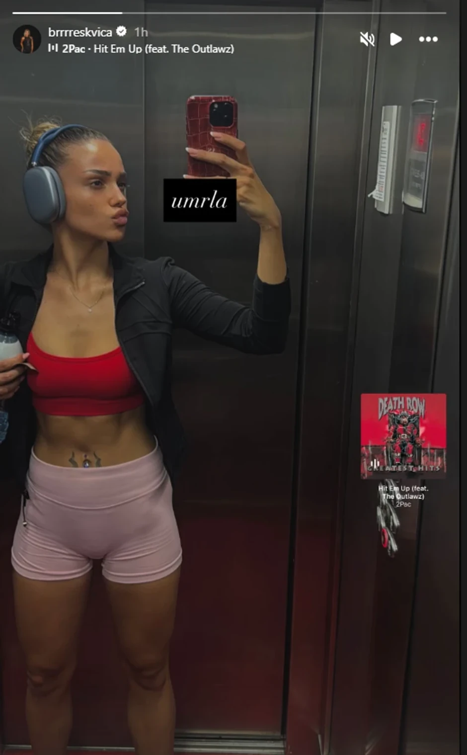 Breskvica nakon treninga