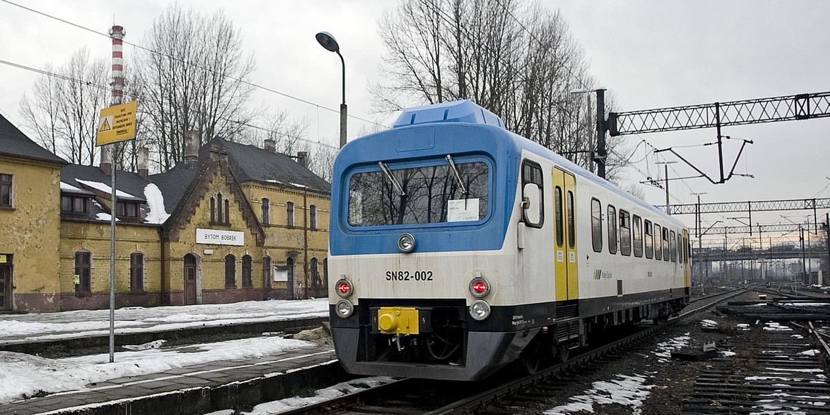 trasa kolejowa z Bytomia do Gliwic