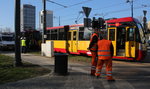 Zderzenie tramwaju z autobusem