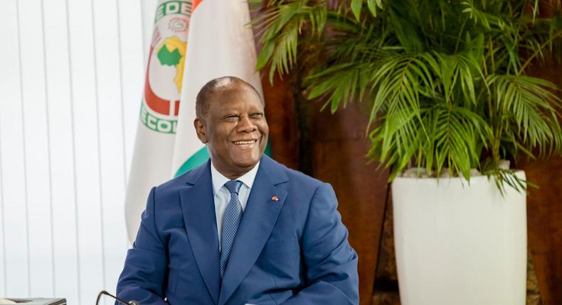 Le Président de la République de Côte d'Ivoire, SEM Alassane Ouattara