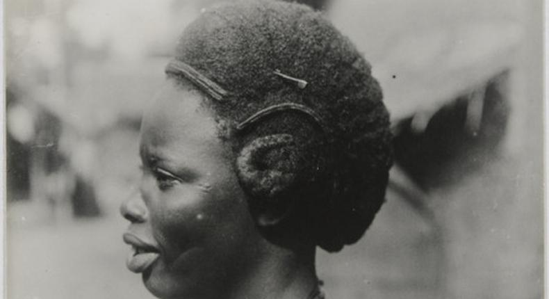 Igbo woman with traditional hairstyle  [Pinterest]