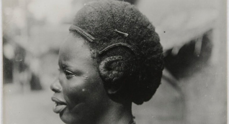 Igbo woman with traditional hairstyle  [Pinterest]