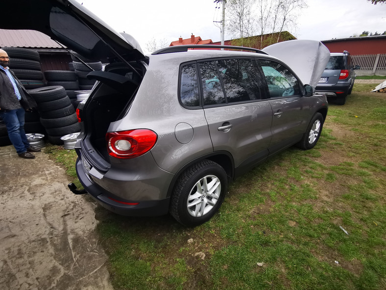 VW Tiguan, 2009 r., przebieg 212 tys. km, cena 36 tys. 900 zł