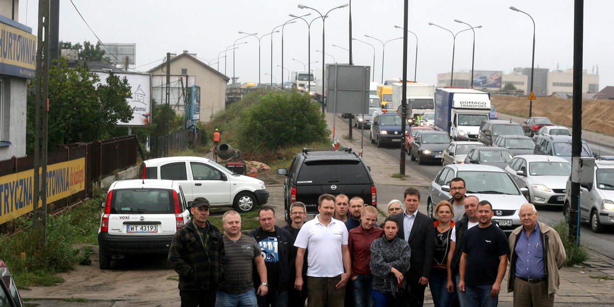 protest mieszkańców