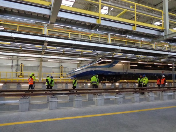 Centrum Serwisowe Pendolino na Grochowie w Warszawie, Fot. Alstom