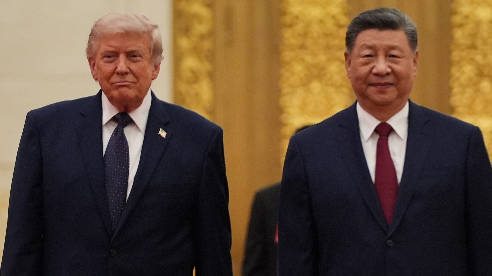 Prezident USA Donald Trump a čínsky prezident Si Ťin-pching.