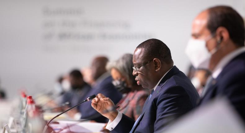 Macky Sall au Sommet de Paris