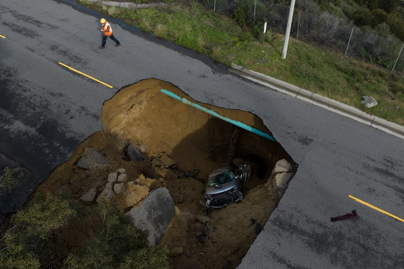 Rupa na putu u Los Anđelesu