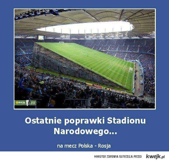 Ostatnie poprawki Stadionu Narodowego