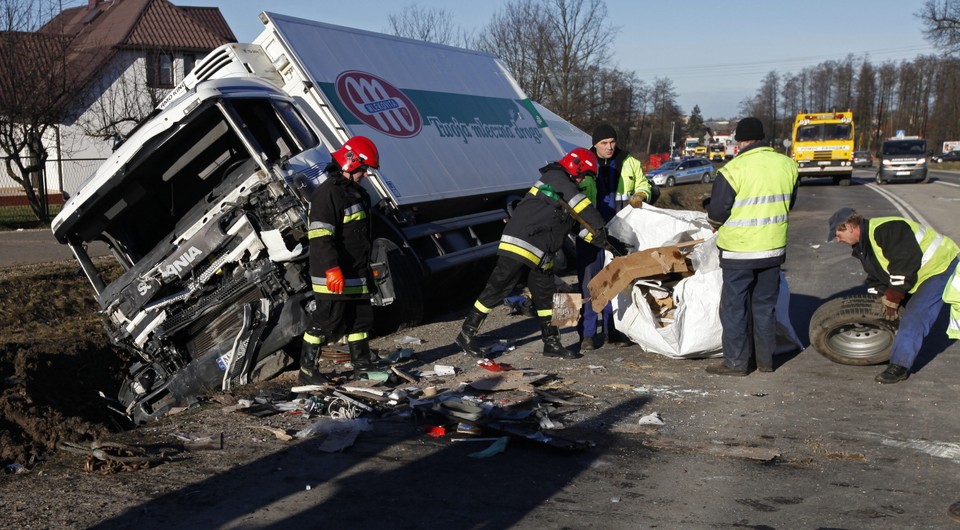 WOLA ZAMROWSKA WYPADEK ZABICI