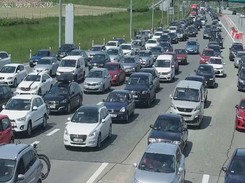 Gigantyczne korki na autostradzie A1, A4, A6, Zakopiance i S7