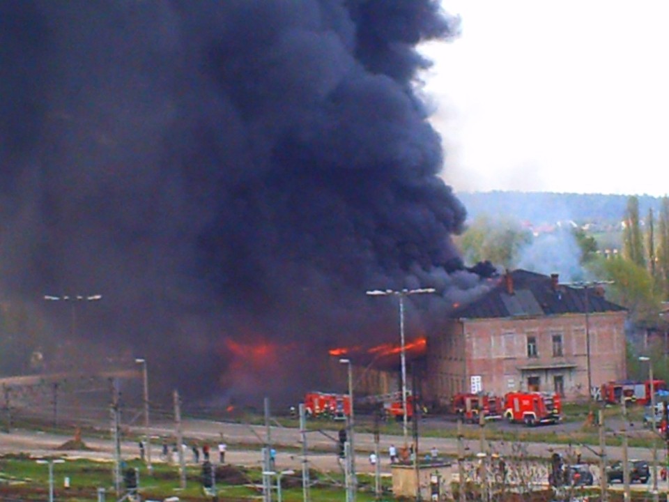 Pożar w Bielsku-Białej