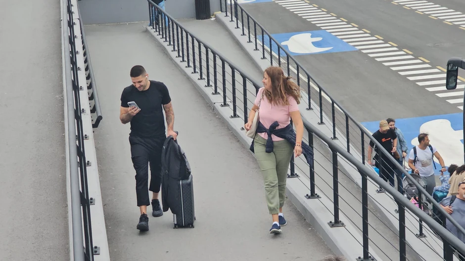 Aleksandar Mitrović na aerodromu