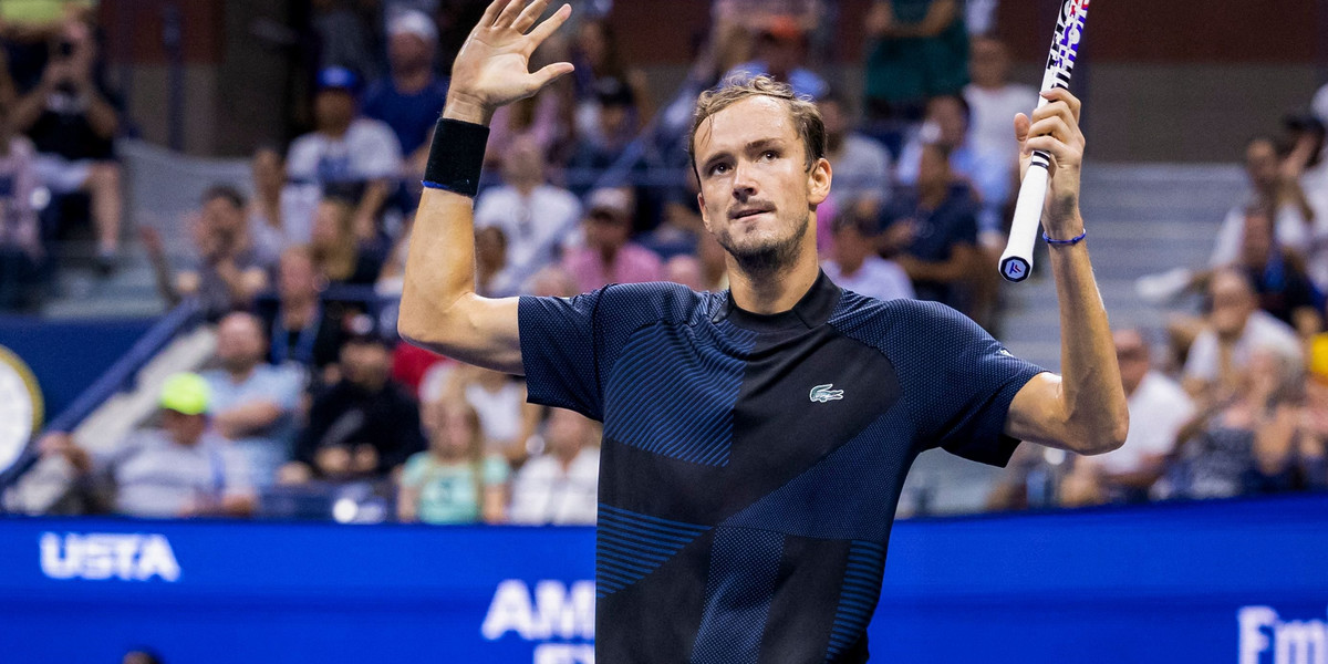 Rosjanin Daniił Miedwiediew (26 l.) wygrał zeszłoroczny US Open, ale w tym roku odpadł już w 4. rundzie.