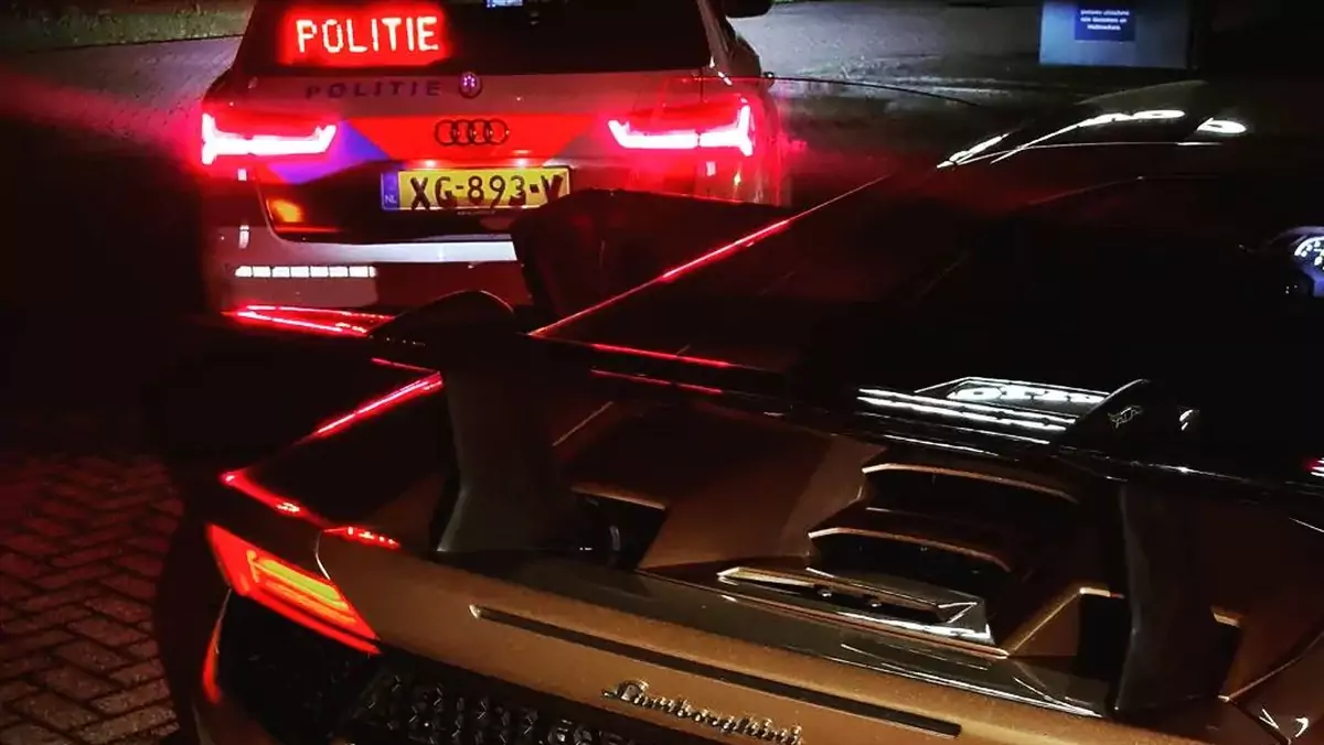 Holenderska policja zatrzymała Lamborghini 32-letniego multimilionera