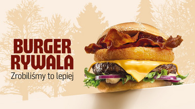 Popularna sieć wprowadza do oferty burgera Rywala. Pokona Drwala?