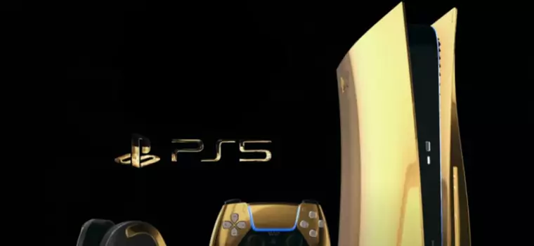 Zapowiedziano PlayStation 5 w obudowie z 24-karatowego złota