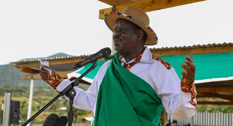 ODM Party Leader Raila Odinga 