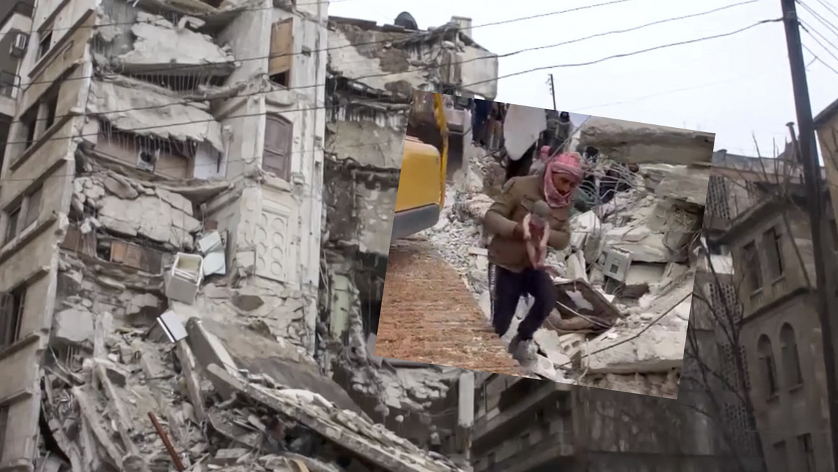 Trzęsienie ziemi w Syrii. Kobieta urodziła pod gruzami. Zmarła, dziecko żyje