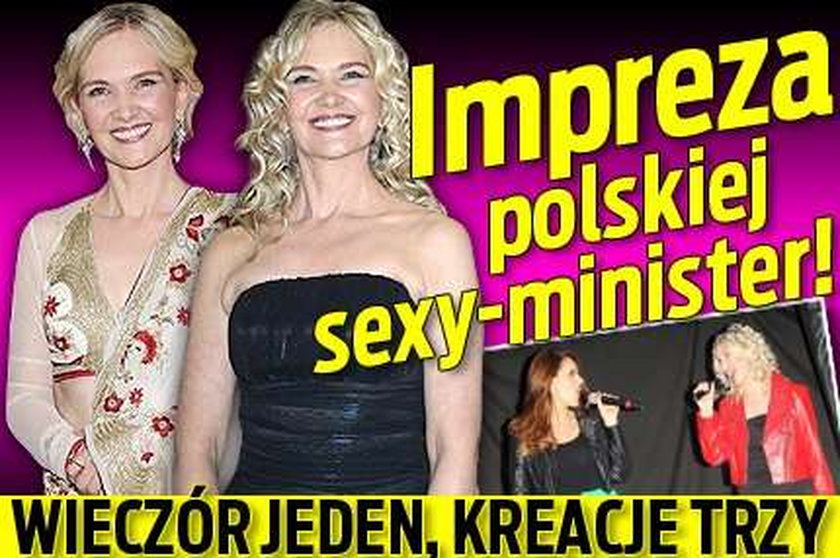 FILM. Impreza polskiej sexy-minister! Imieniny czy... kampania?