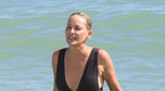 Sharon Stone na plaży w Miami