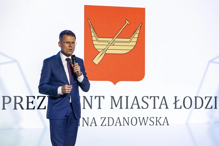 Zgromadzonych gości w imieniu władz samorządowych powitał zastępca prezydent miasta Łodzi Adam Wieczorek. 