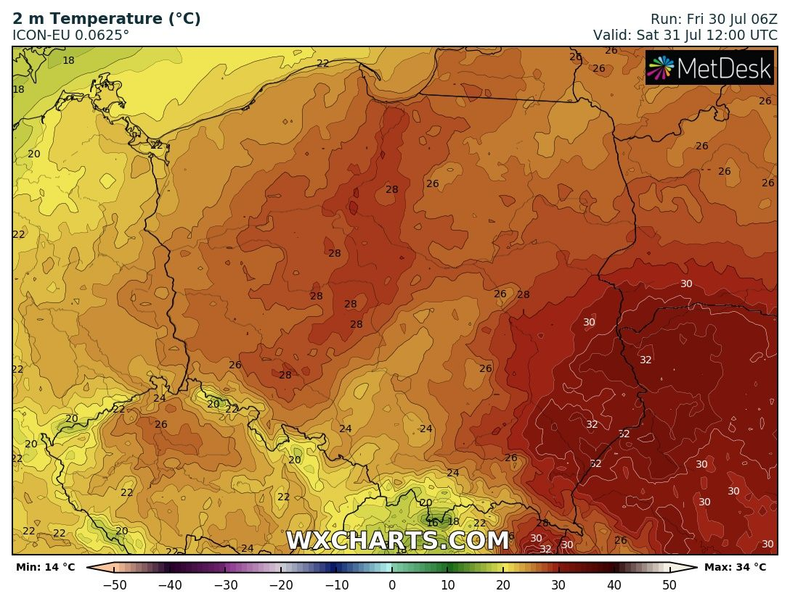 Temperatura jutro będzie zróżnicowana