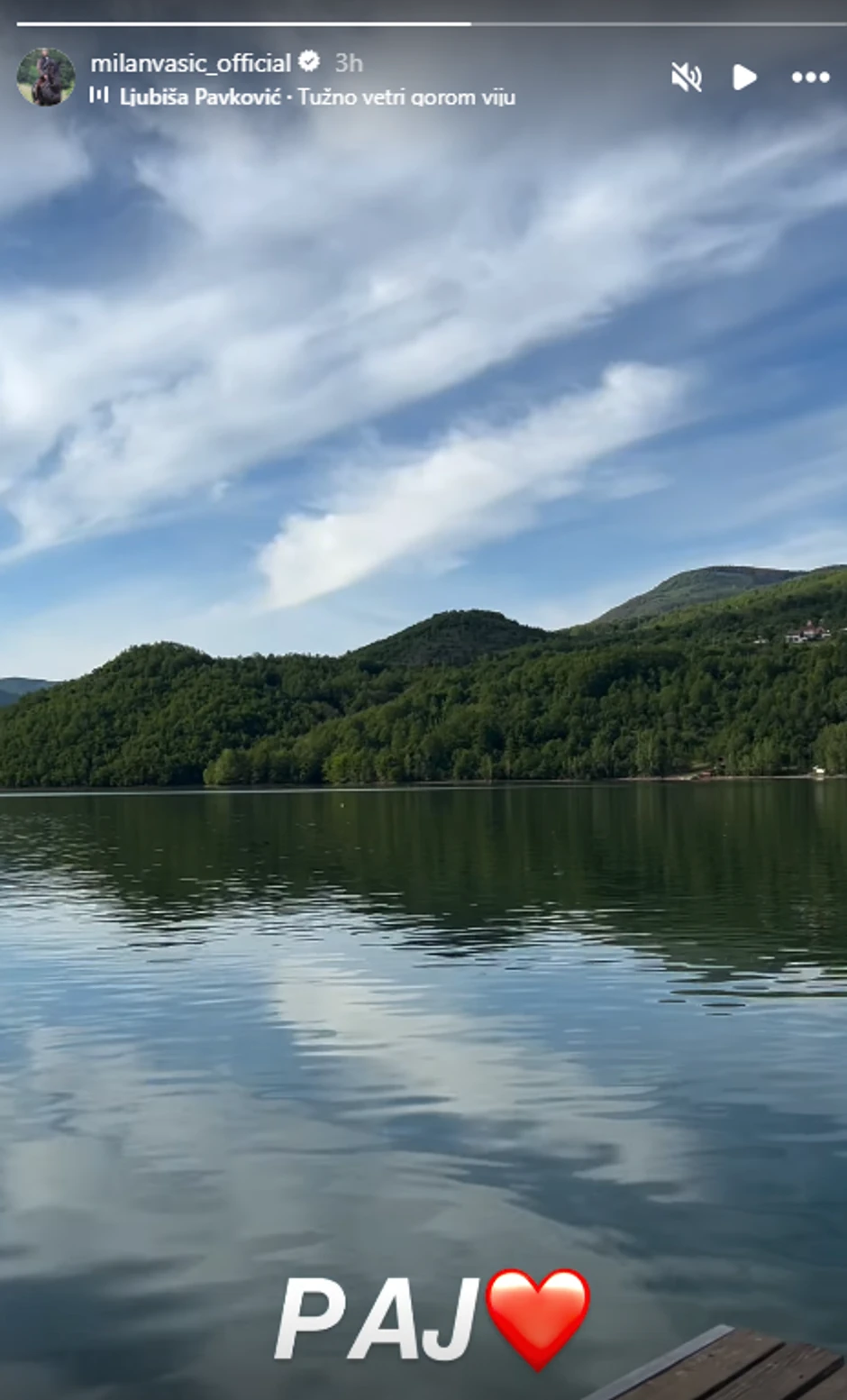 Milan Vasić na Tari