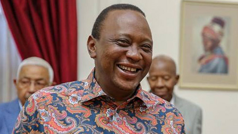 Image result for uhuru kenyatta laughing