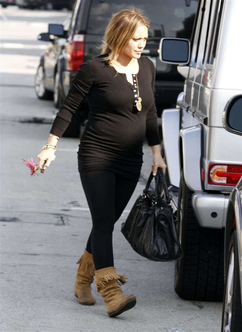 Ciąża służy Hilary Duff