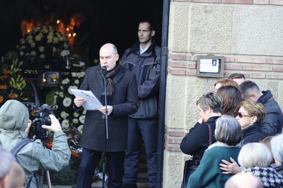 Vladimir Krasojević, brat od tetke pokojog Žarata, obratio se u ime porodice