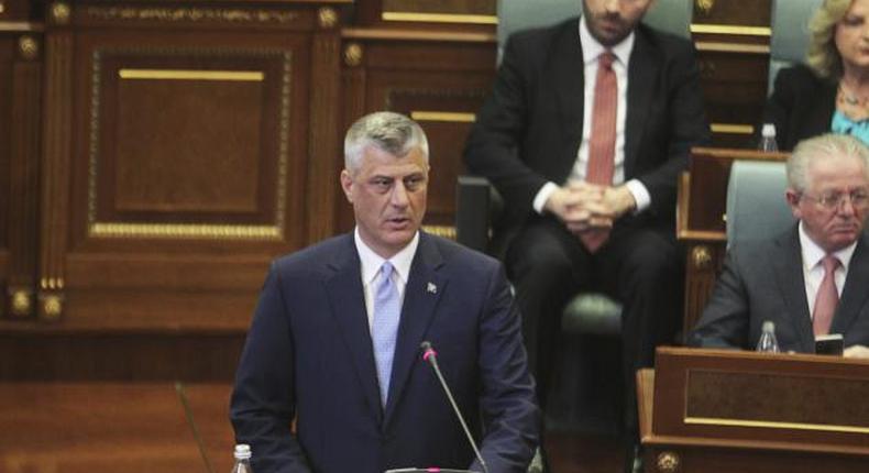 Tear gas disrupts new Kosovo leader's call for reconciliation