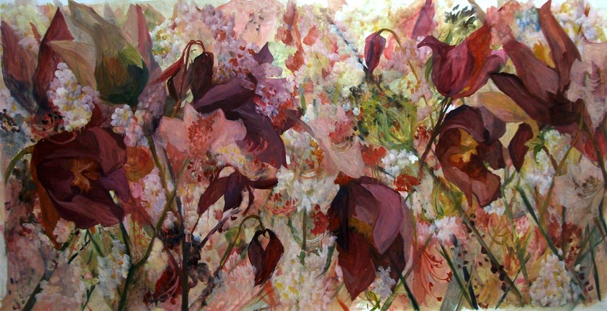 Iz serijala "Pogled iznutra", 100x200cm, ulje na platnu, 2016.