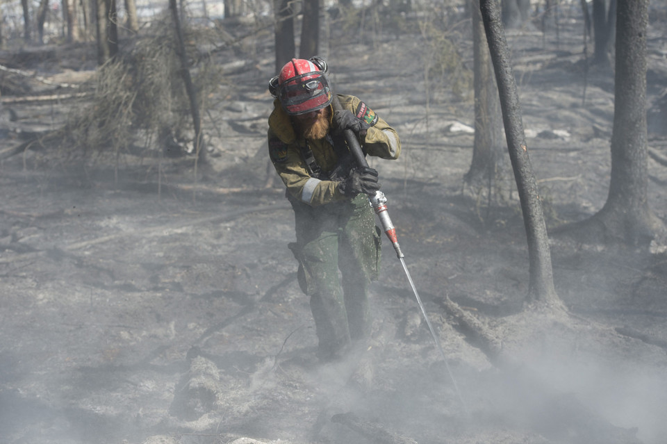 Pożar lasów w Kanadzie - zdjęcia