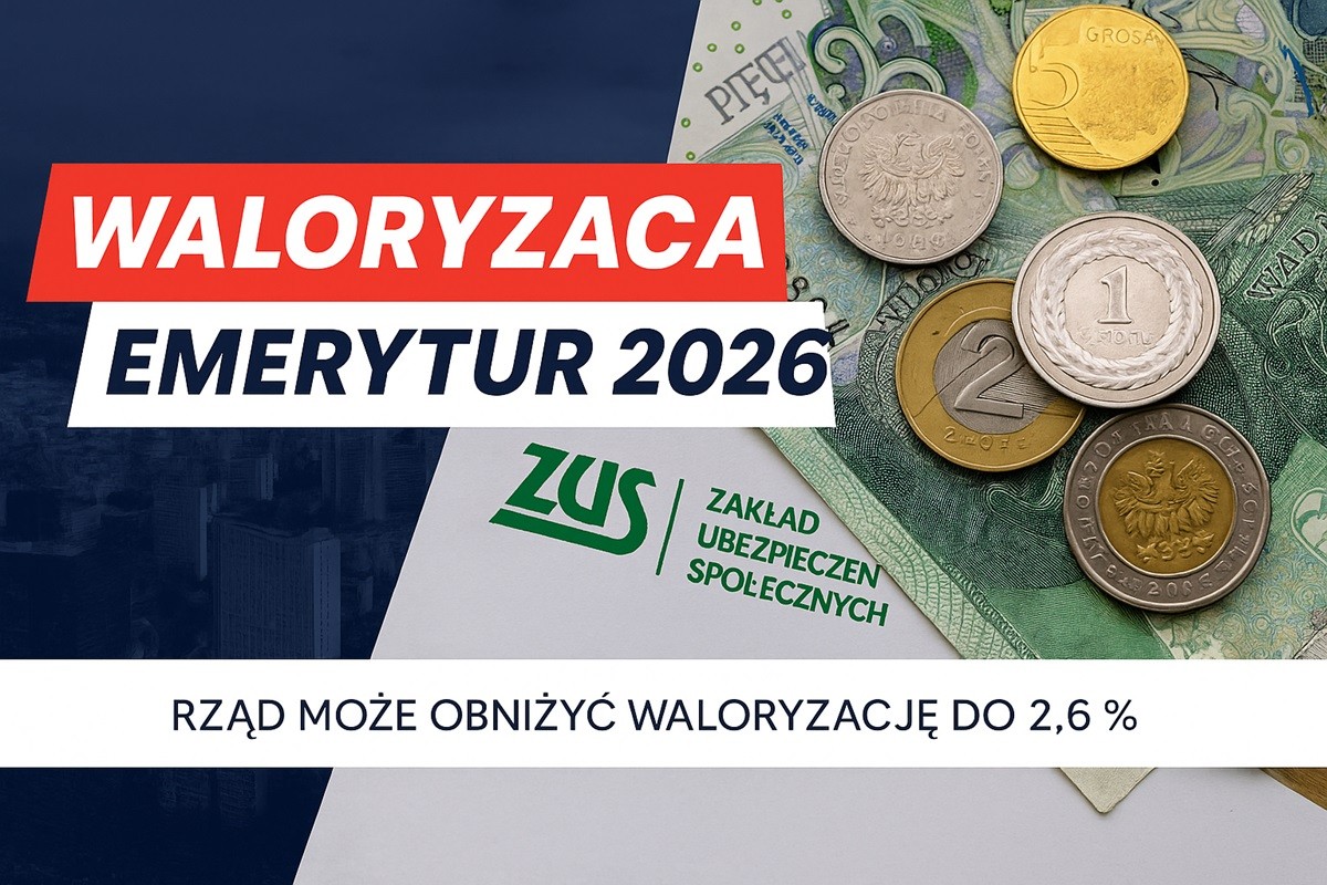Waloryzacja emerytur 2026 może spaść nawet do 2,6%. Rząd ostrzega przed cięciami