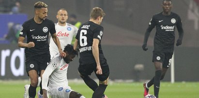 Liga Mistrzów. Pewna wygrana Napoli we Frankfurcie