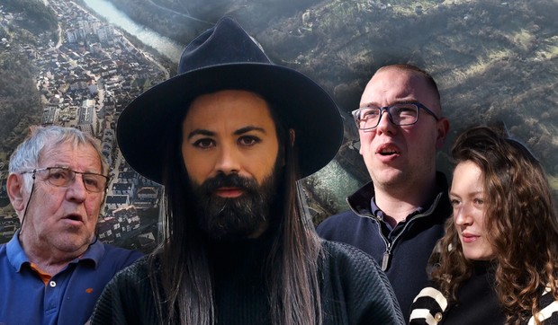 Božo Vrećo i sugrađani